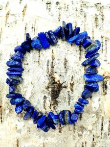 Náramek Lapis lazuli sekaný - větší kameny