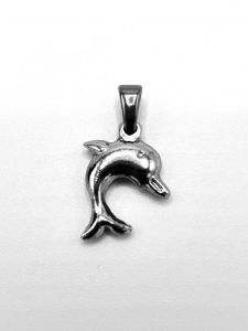 Ocelový přívěsek - Delfín