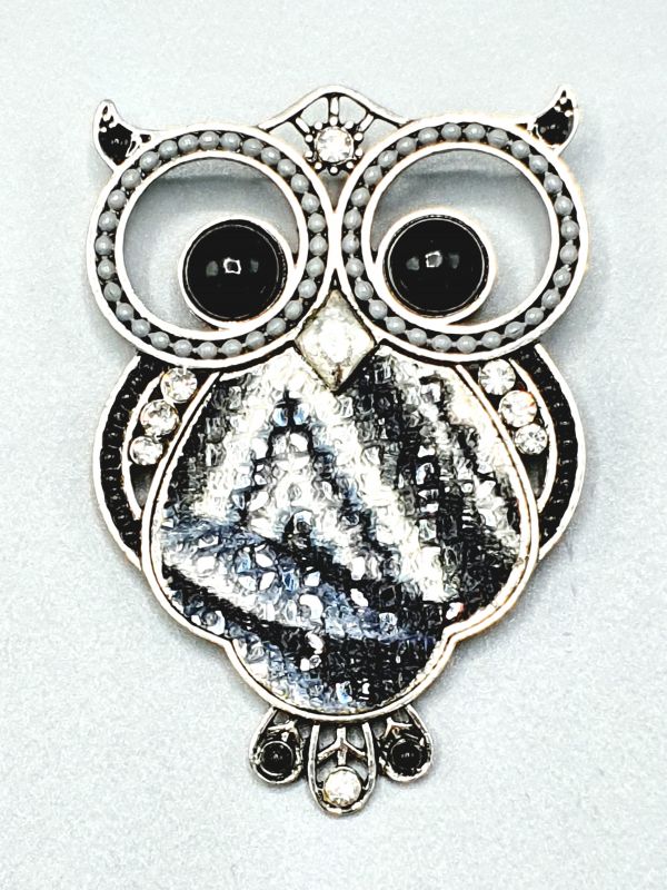 Sova barevná - brož