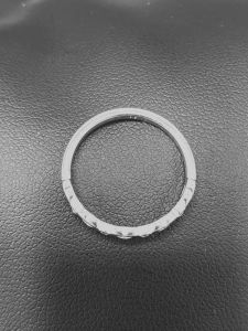 Drobný ocelový prstýnek - srdce