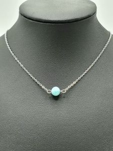 Náhrdelník Larimar - kulička 8 mm č.1