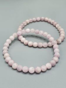 Náramek Kunzit AA kuličky 6 mm