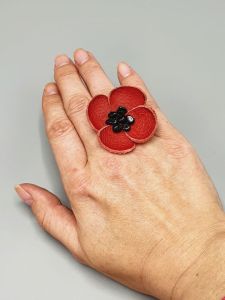 Kožený prsten s Turmalínem č. 2