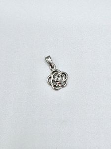 Ocelový přívěsek - Růže mini