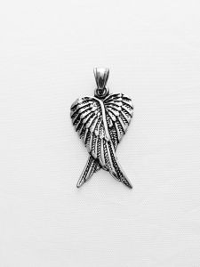 Ocelový přívěsek - Andělská křídla malá