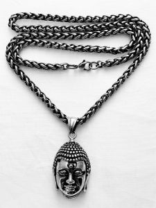 Ocelový přívěsek - Buddha