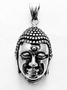 Ocelový přívěsek - Buddha