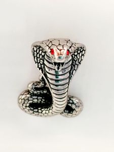 Ocelový přívěsek - Kobra