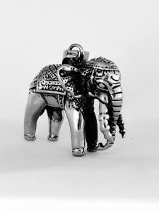 Ocelový přívěsek - Slon