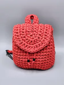 Malý batoh pro slečny červený - podšitý