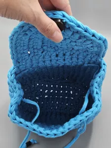 Malý batoh pro slečny či kluky modrý - nepodšitý