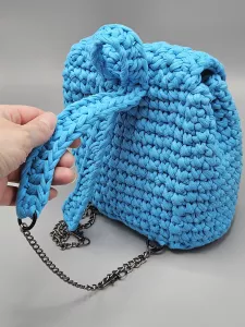Malý batoh pro slečny či kluky modrý - nepodšitý