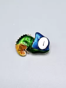 Barevný chameleon - brož