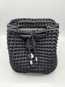 Dámský batoh - crossbody kabelka černá
