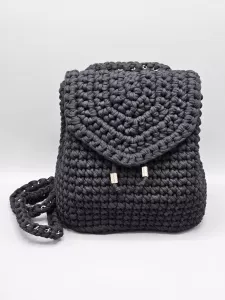Dámský batoh - crossbody kabelka černá