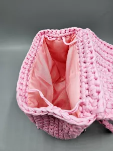 Dámský batoh - crossbody kabelka růžová