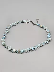 Náhrdelník Larimar AA sekaný 39,3 cm