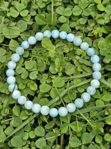 Náramek Larimar kuličky 6 mm