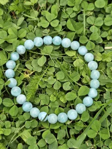 Náramek Larimar kuličky 7 mm