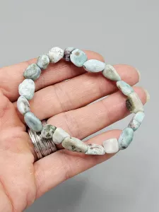 Náramek Larimar troml velký 8 x 12 mm