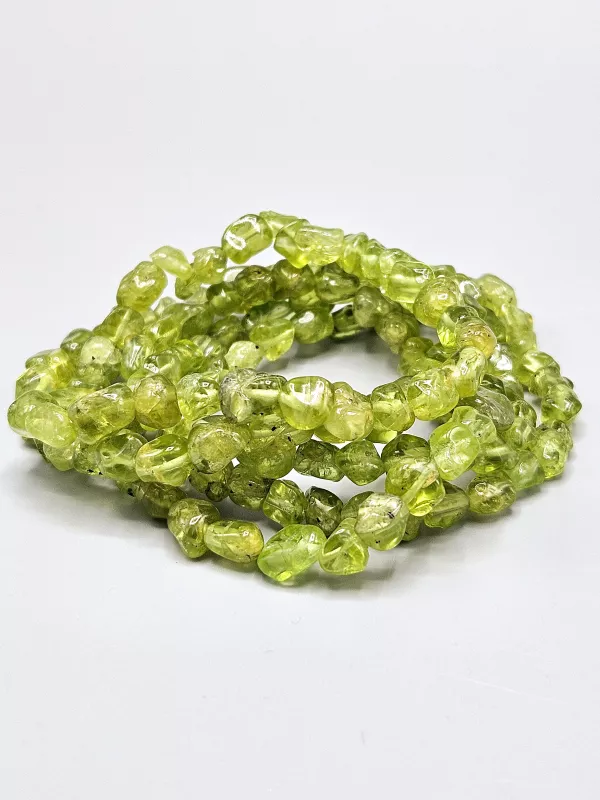 Náramek Olivín troml 6 x 8 mm