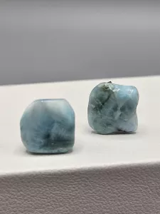 Náušnice Larimar pecka 5