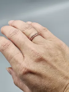 Miyuki Delica prsten - odstín černá lesklá