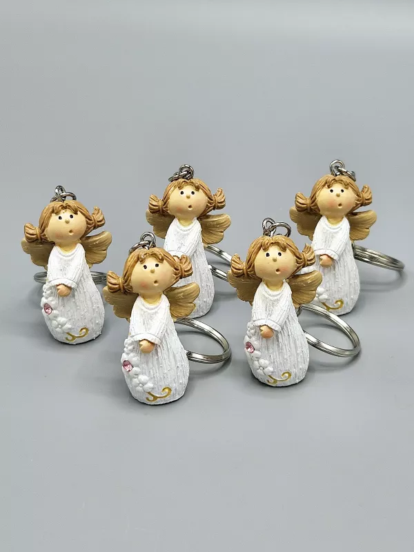 Culíkatá andělka jako přívěsek na klíče