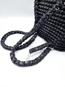 Dámský batoh - crossbody kabelka černá