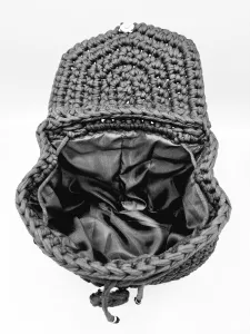 Dámský batoh - crossbody kabelka černá