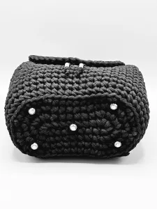 Dámský batoh - crossbody kabelka černá