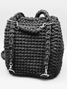 Dámský batoh - crossbody kabelka černá