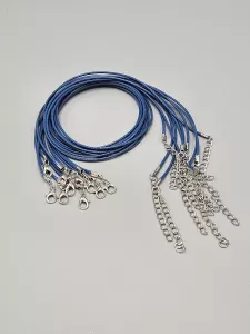 Voskovaná šňůrka tmavě modrá