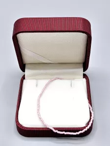 Miyuki Delica náramek - odstín starorůžová 16 - 18 cm | cca 16 cm , cca 16,5 cm , cca 17 cm, cca 18 cm