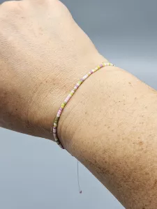 Miyuki Delica náramek shamballa - odstín jarní 16 - 19 cm