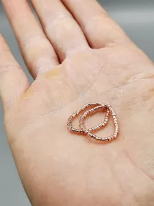 Miyuki Delica prsten - odstín růžové zlato