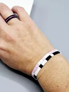 Miyuki Delica prsten - odstín sytá růžová - pink Miyuki Delica prsten - odstín sytá růžová - pink