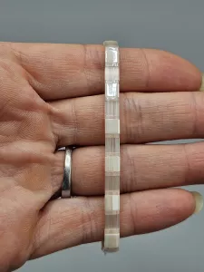 Miyuki Tila náramek - odstín smetanová 17 cm