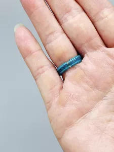 Miyuki Tila prsten - odstín matná tyrkysová AB Miyuki Tila prsten - odstín matná tyrkysová AB