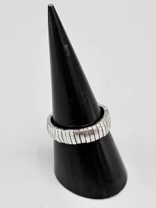 Miyuki Tila prsten - odstín stříbrná lesklá Miyuki Tila prsten - odstín stříbrná lesklá