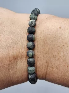 Náramek Jaspis kambaba matný 6 mm