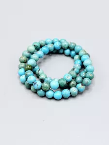 Náramek na nohu Tyrkys 3 - 4 mm AA