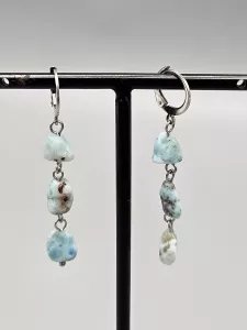 Náušnice Larimar troml 1