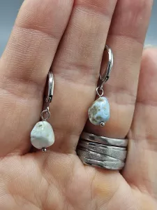 Náušnice Larimar troml 10 Náušnice Larimar troml 10