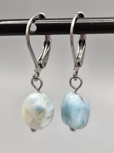 Náušnice Larimar troml 10 Náušnice Larimar troml 10