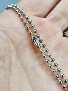 Ocelový řetízek armádní (0,2 x 70 cm)