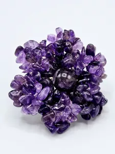 Prsten Ametyst květina