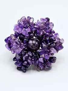 Prsten Ametyst květina