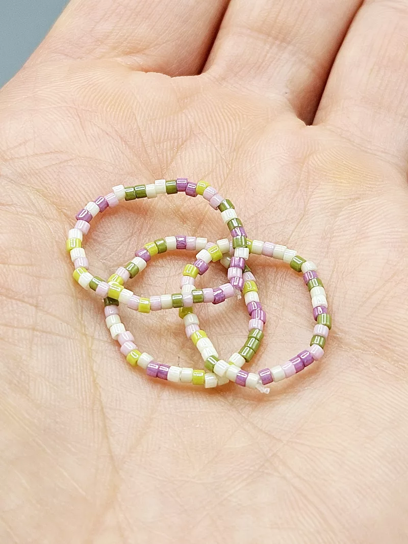 Miyuki Delica prsten - odstín jarní