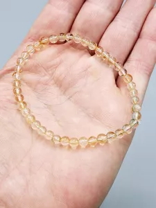 Náramek Citrín 5 mm